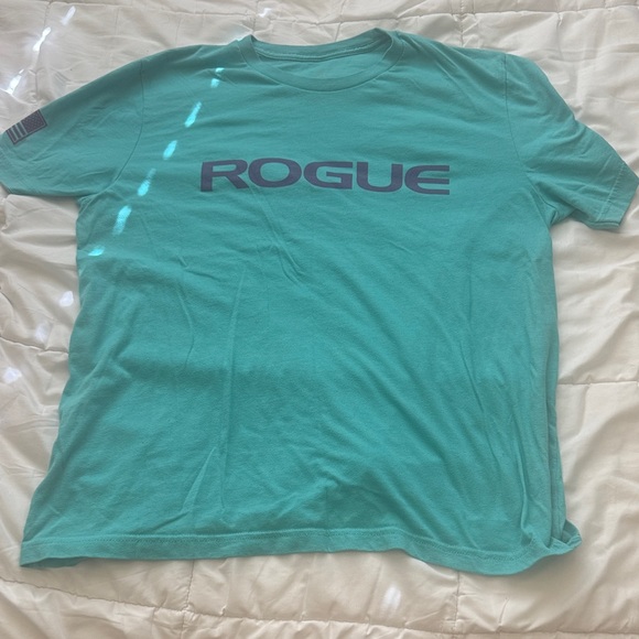 Rogue Men's Aqua Short Sleeve Tee - Picture 1 of 1